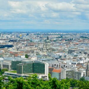Debrecen from a mountain